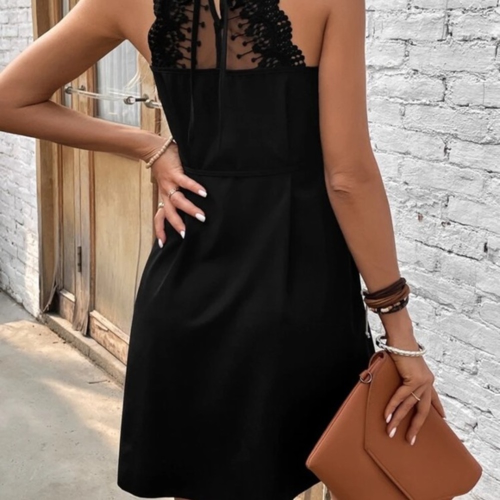 SHEIN || NWOT Halter Dress (M)